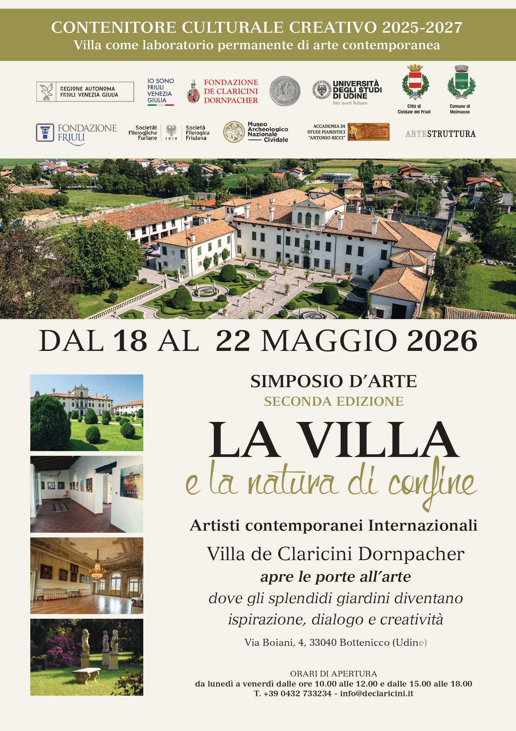 “LA VILLA E LA NATURA DI CONFINE”